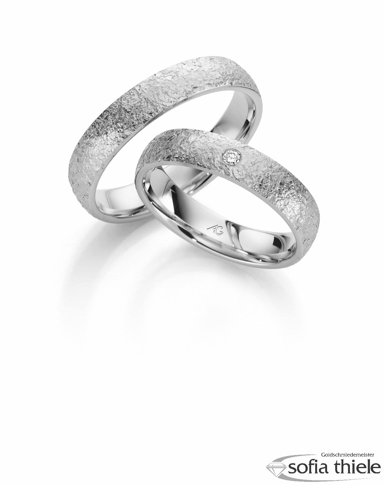 Trauringe Gold Paar G-28628-4,5-375W