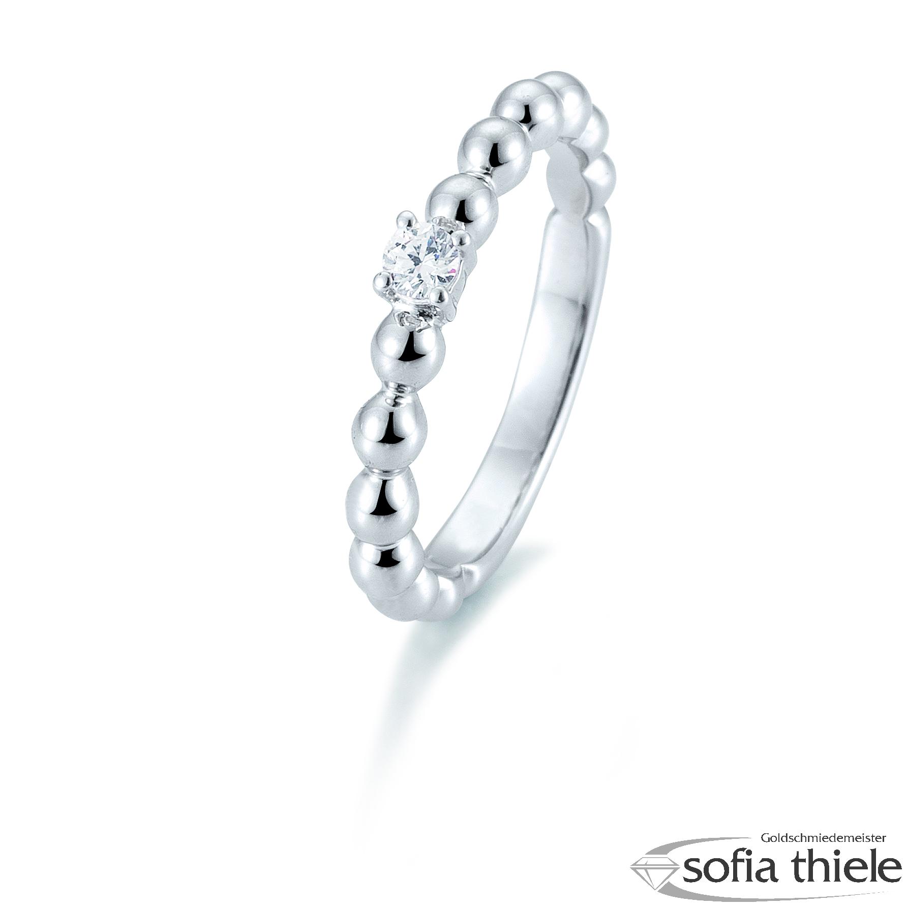 Damenring Platin mit Diamant B-41-059740-600Pt