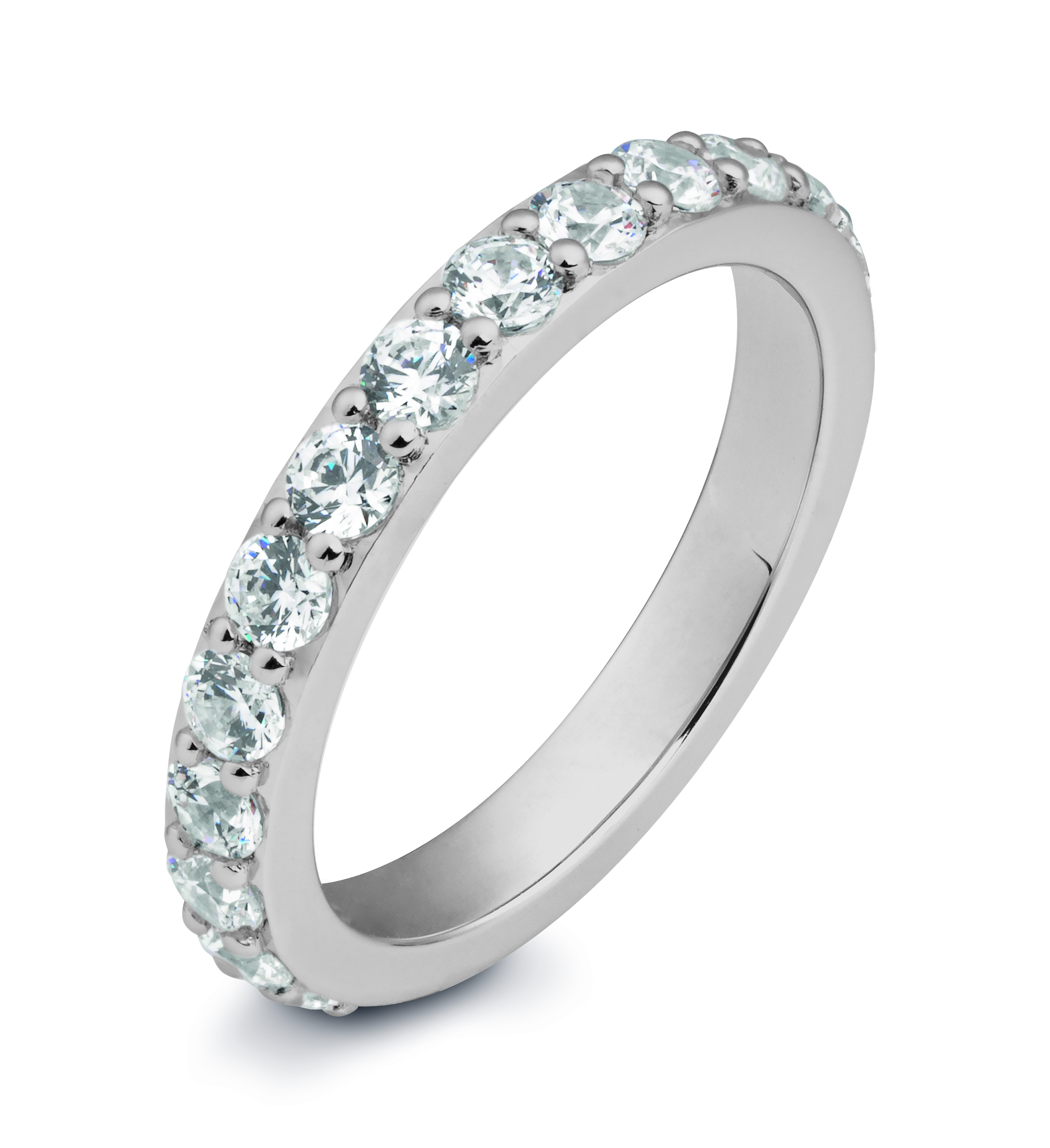 Damenring Platin mit Diamant B-41-061340-6Pt-L