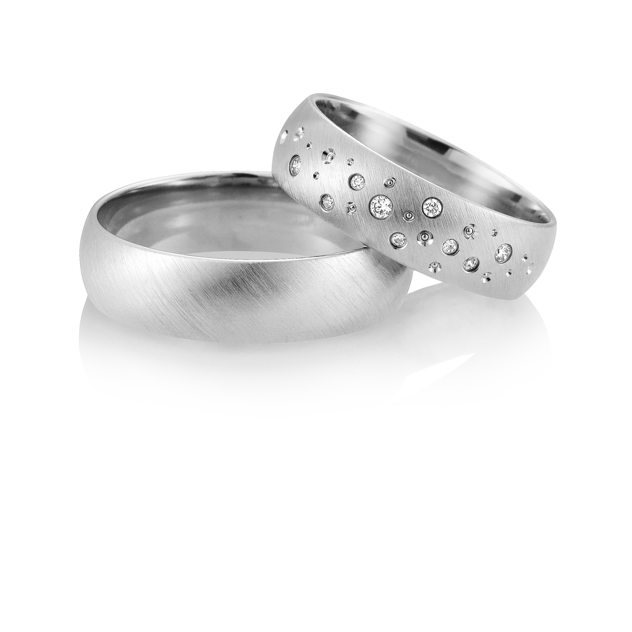 Trauring Palladium Paar B-48-02657-58