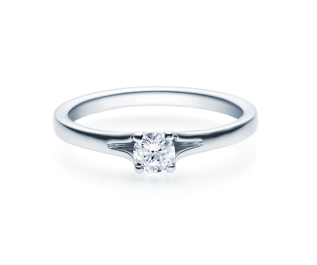 Damenring Silber mit Diamant 18020-0,3-L