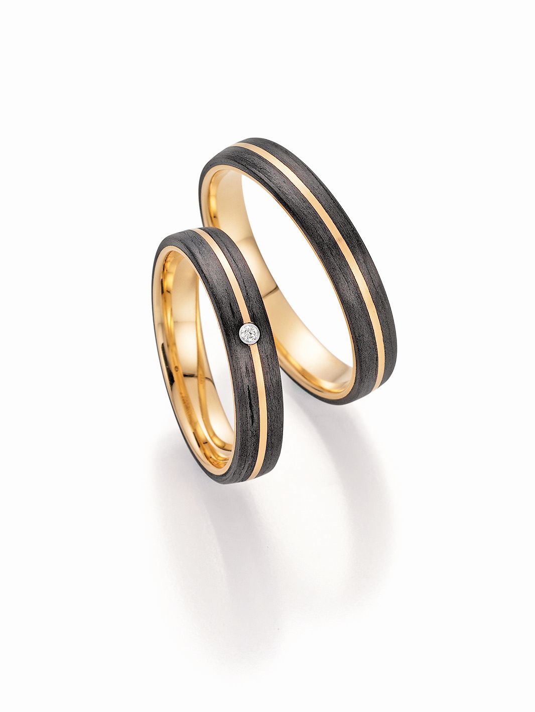 Trauringe Gold Paar F-01340-040