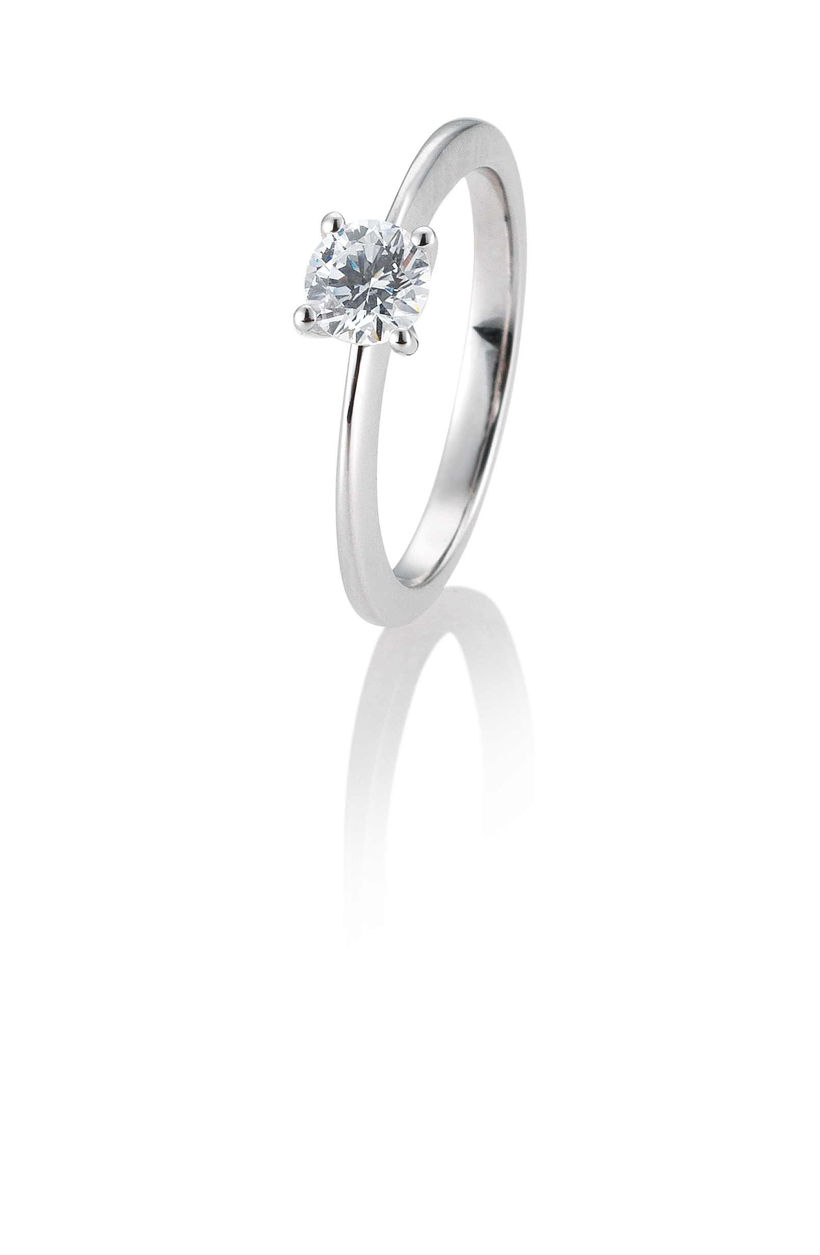 Damenring Platin mit Diamant B-41-057350-6Pt-L