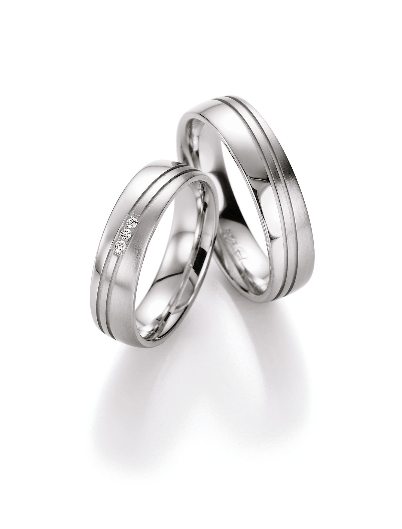 Trauringe Silber Paar 55-10110-055