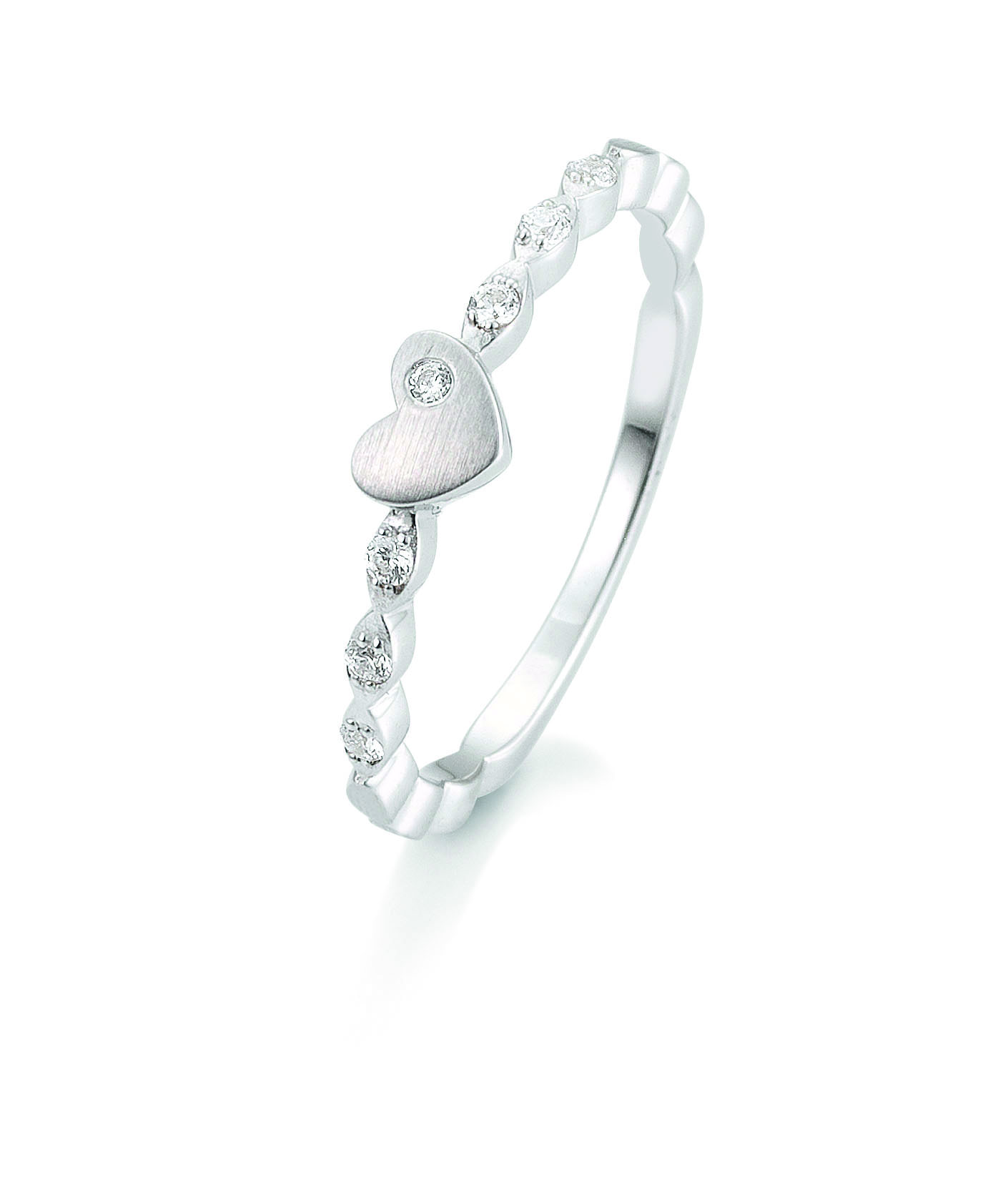 Damenring Gold  mit Diamant B-41-057090-585W