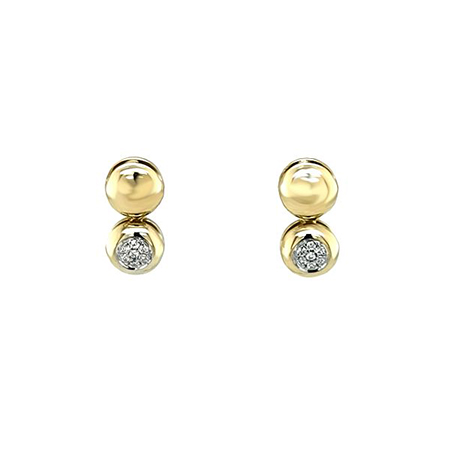Ohrstecker Gold m. Diamant 1103088-0