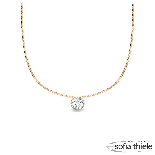Kette-Collier Gold mit Diamanten RU-1583-1-R