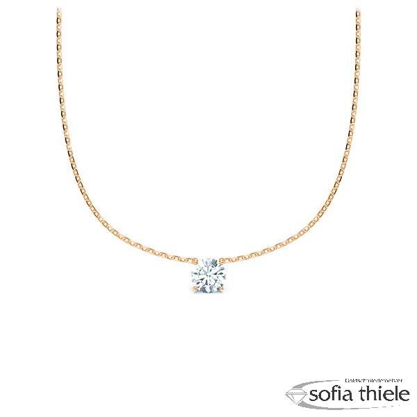 Kette-Collier Gold mit Diamanten RU-1582-1-R