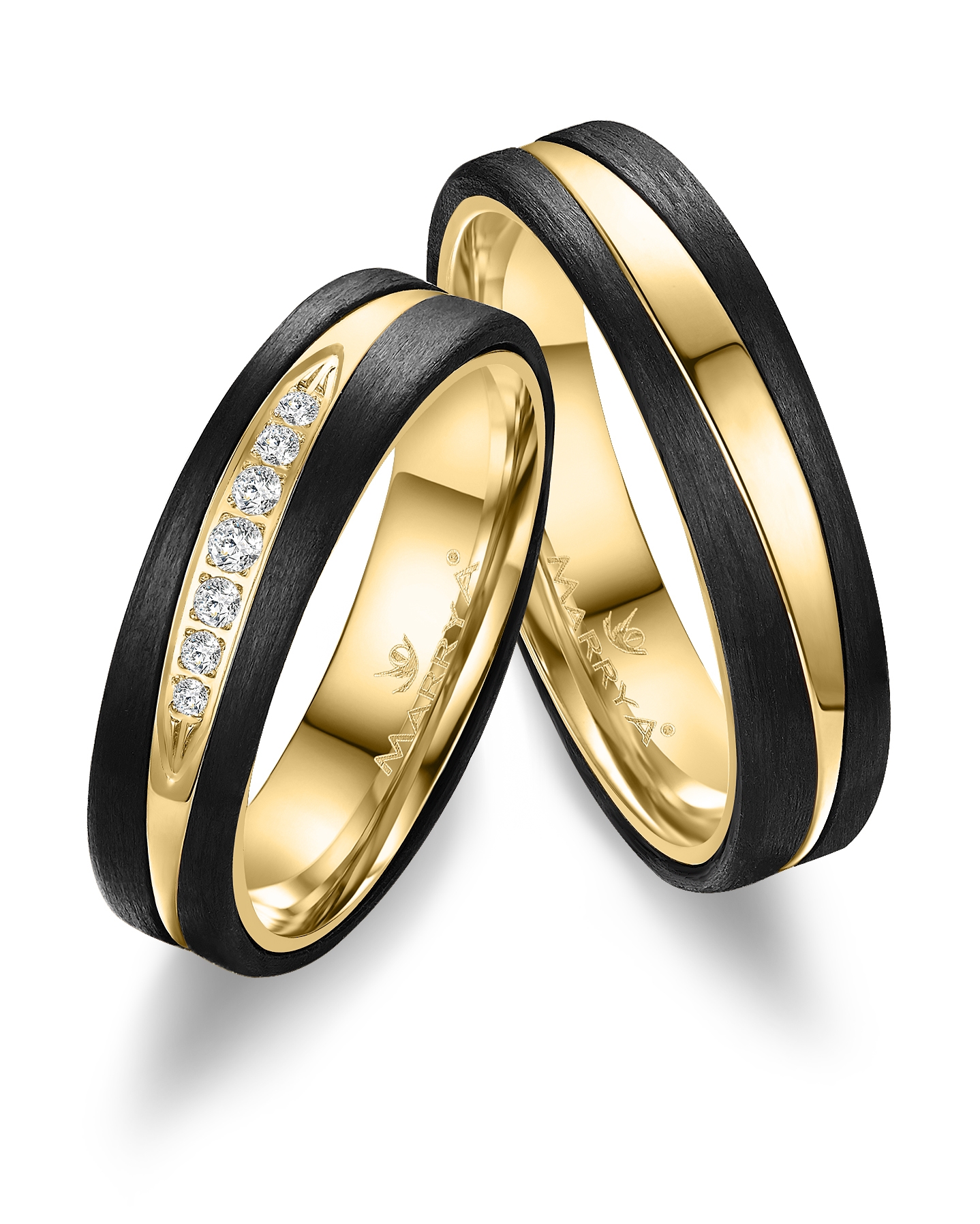Trauringe Gold Paar CA-16-A-333-B