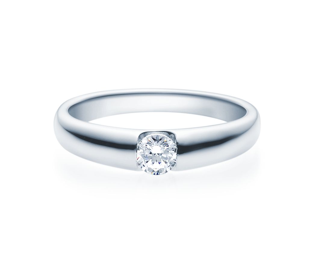 Damenring Silber mit Diamant 18005-0,3-L