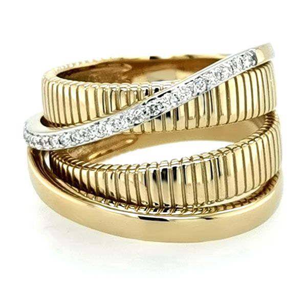 Damenring Gold  mit Diamant 41-06043-585G