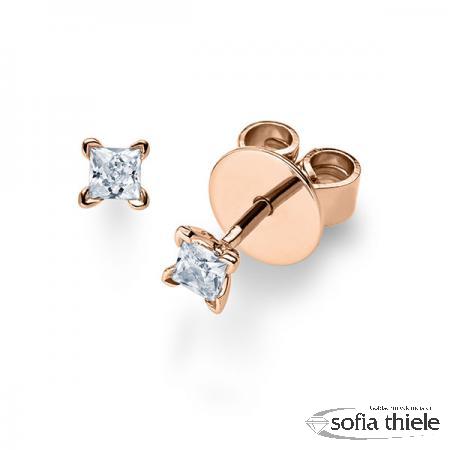 Ohrstecker Gold m. Diamant RU-1573-15-R