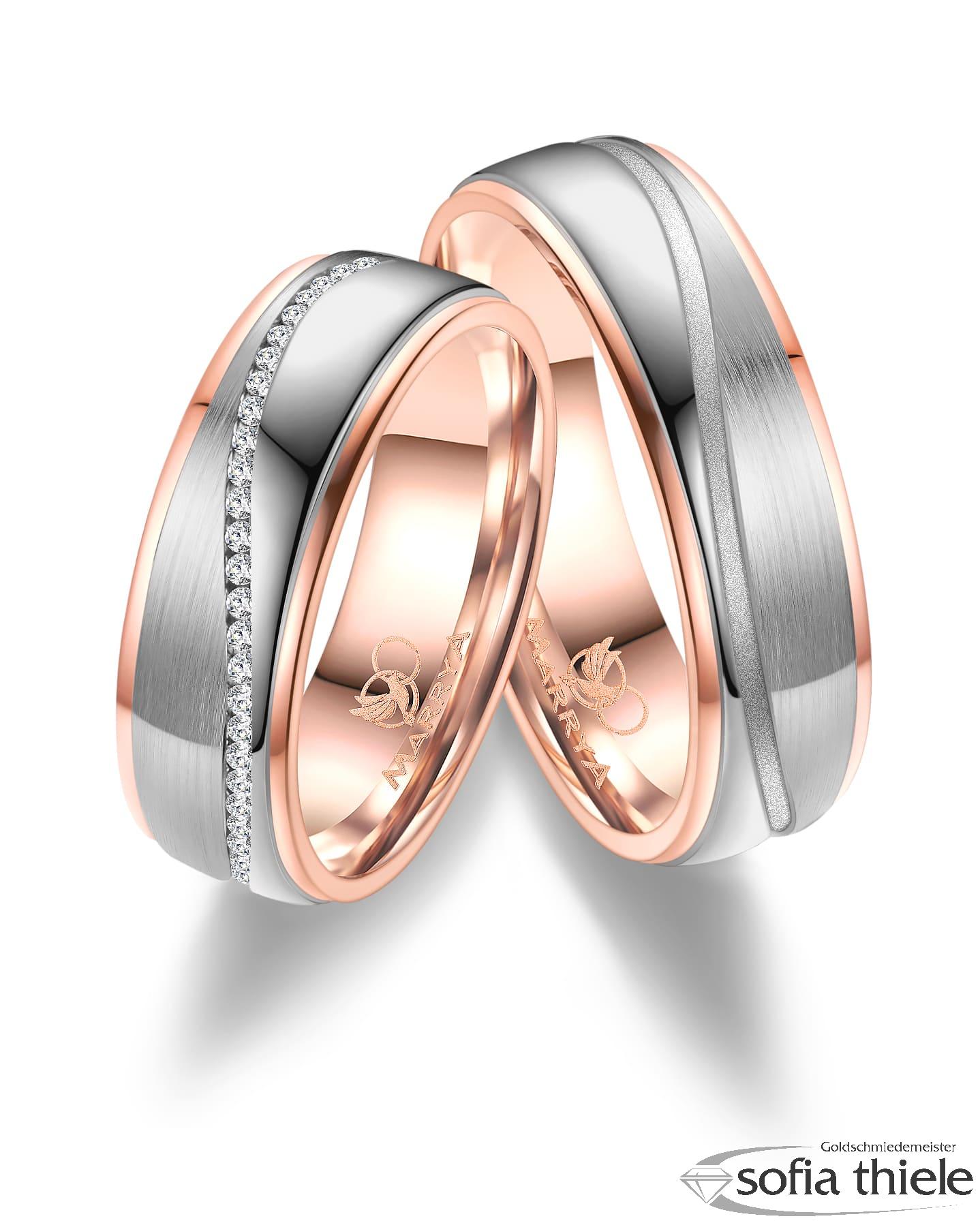 Trauringe Edelstahl Paar ES-23