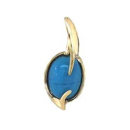 Kettenanhänger Gold m. Farbst. 002-30-14608788TS