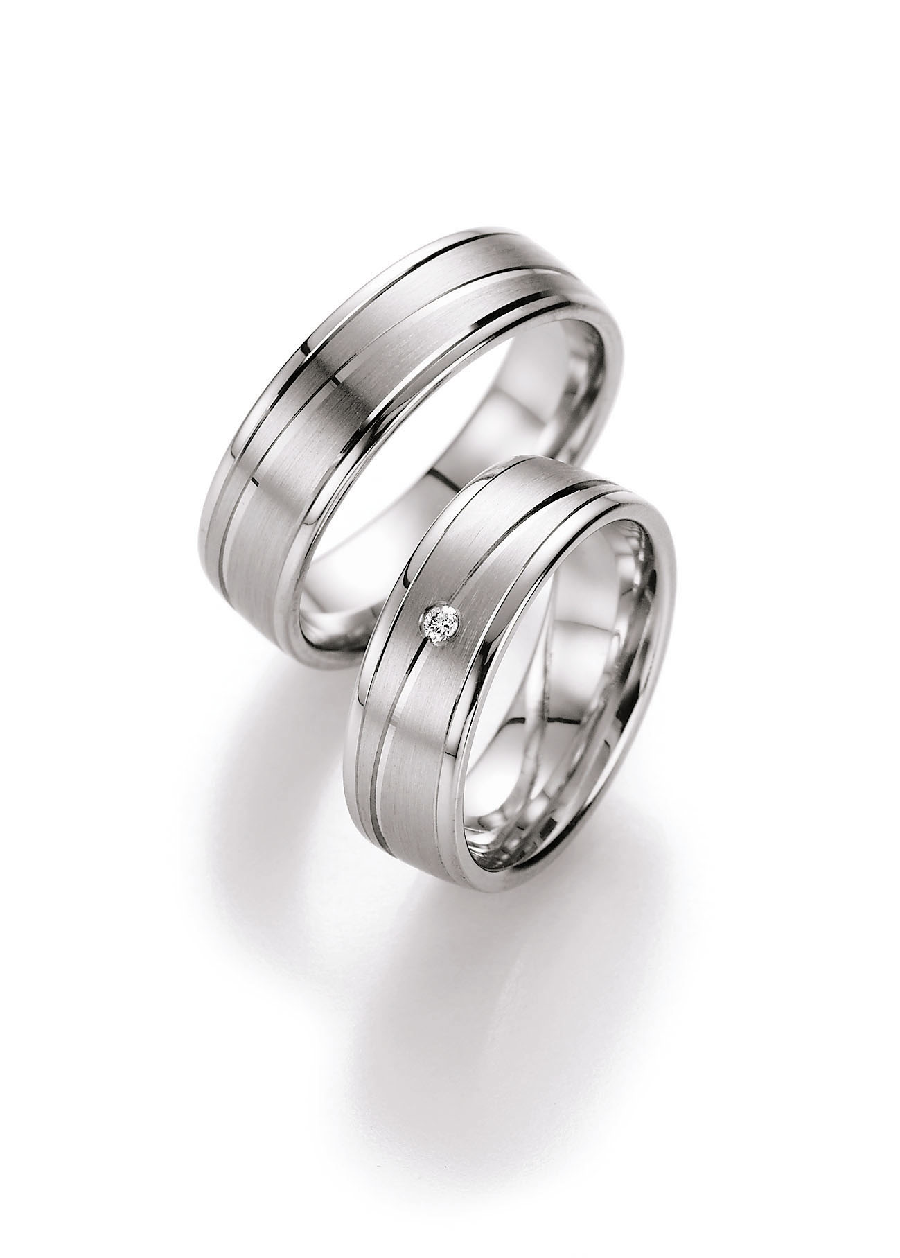 Trauringe Silber Paar 55-10050-065