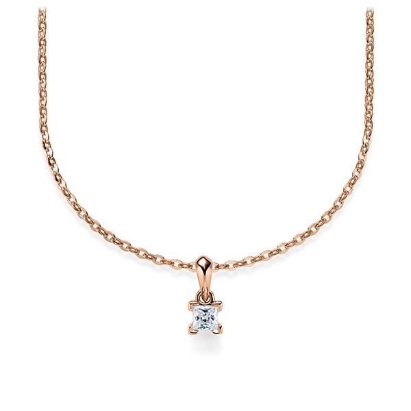 Kette-Collier Gold mit Diamanten RU-1577-2-R