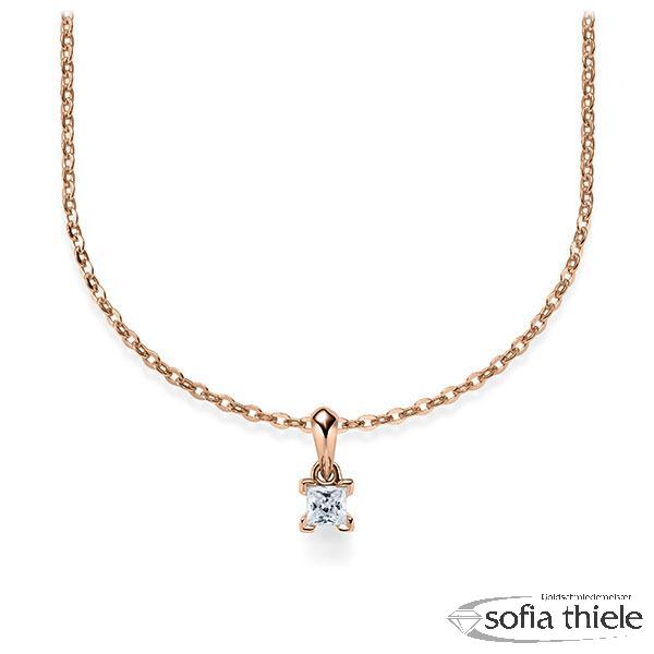 Kette-Collier Gold mit Diamanten RU-1577-2-R