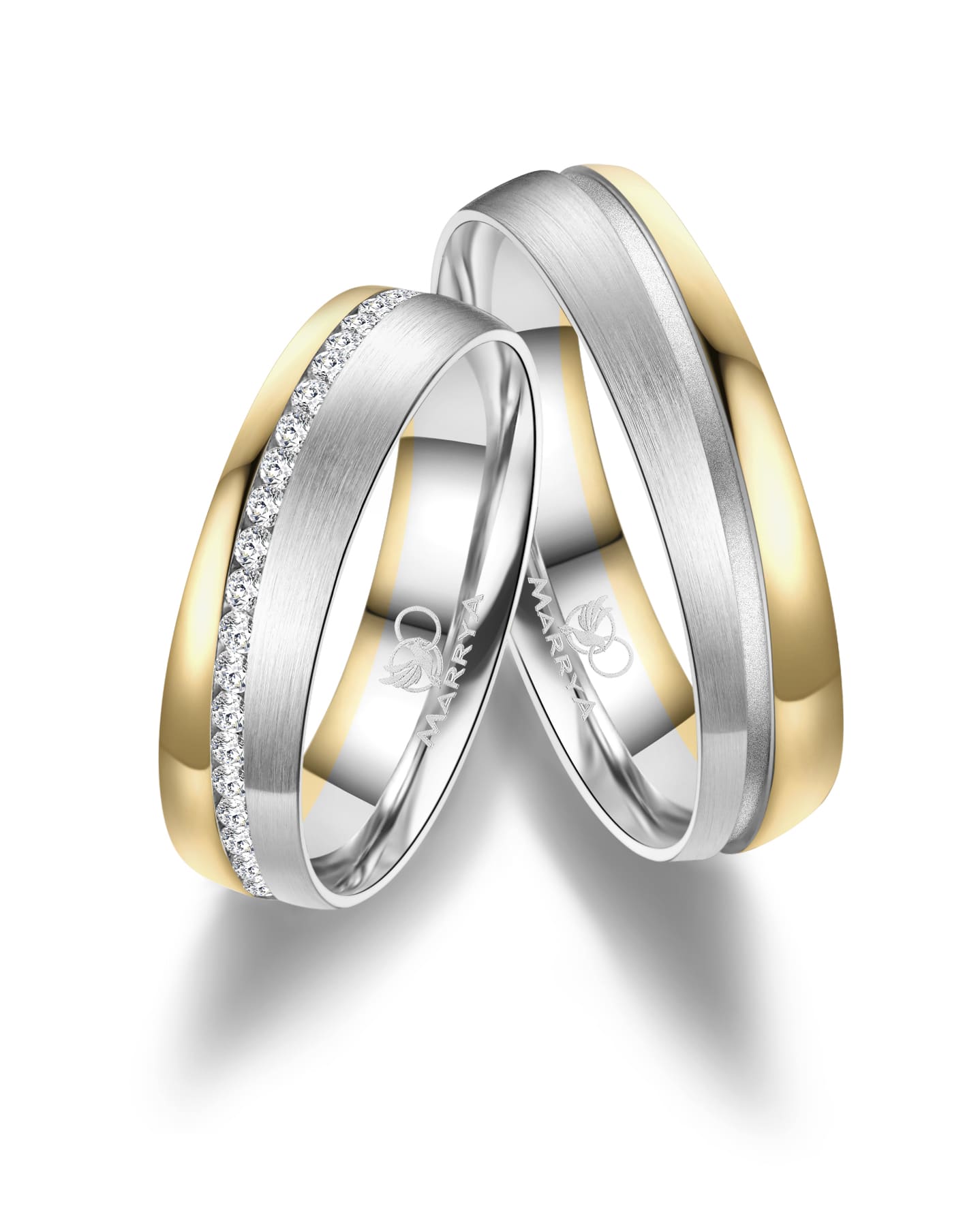 Trauringe Gold Paar GO-42
