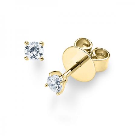 Ohrstecker Gold m. Diamant RU-1574-15-G