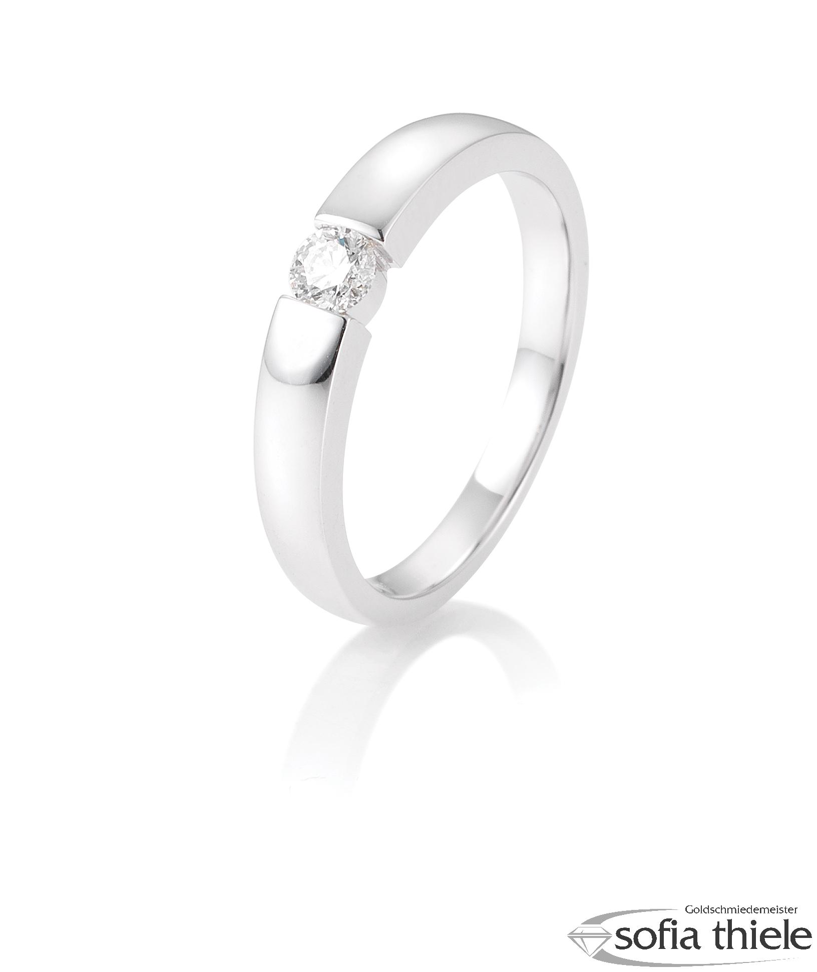 Damenring Platin mit Diamant B-41-821280-600Pt