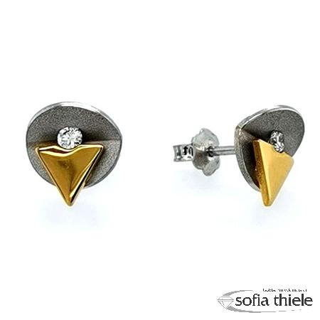 Ohrstecker Platin m. Diamant 30772