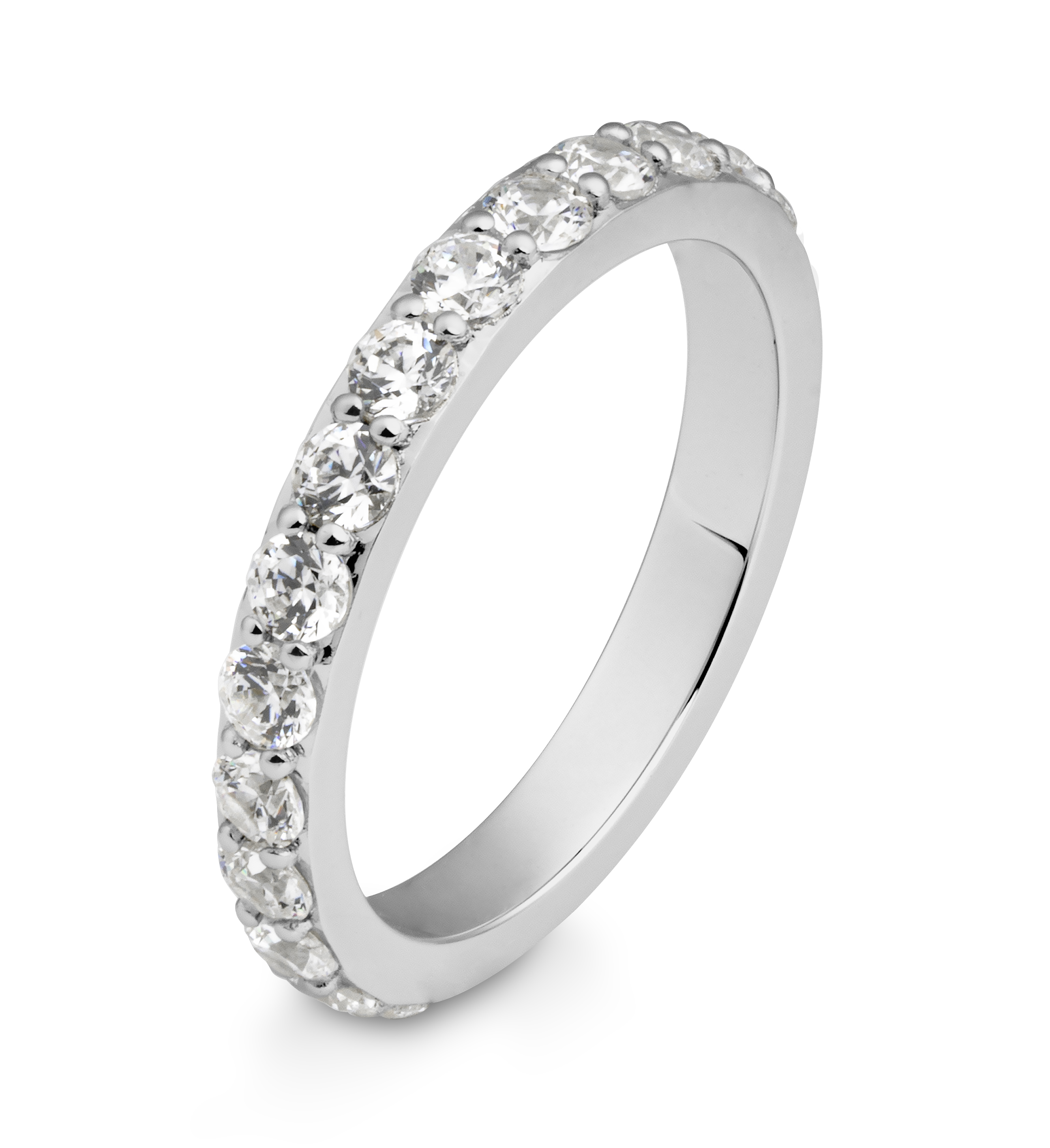 Damenring Platin mit Diamant B-41-061320-6Pt-L