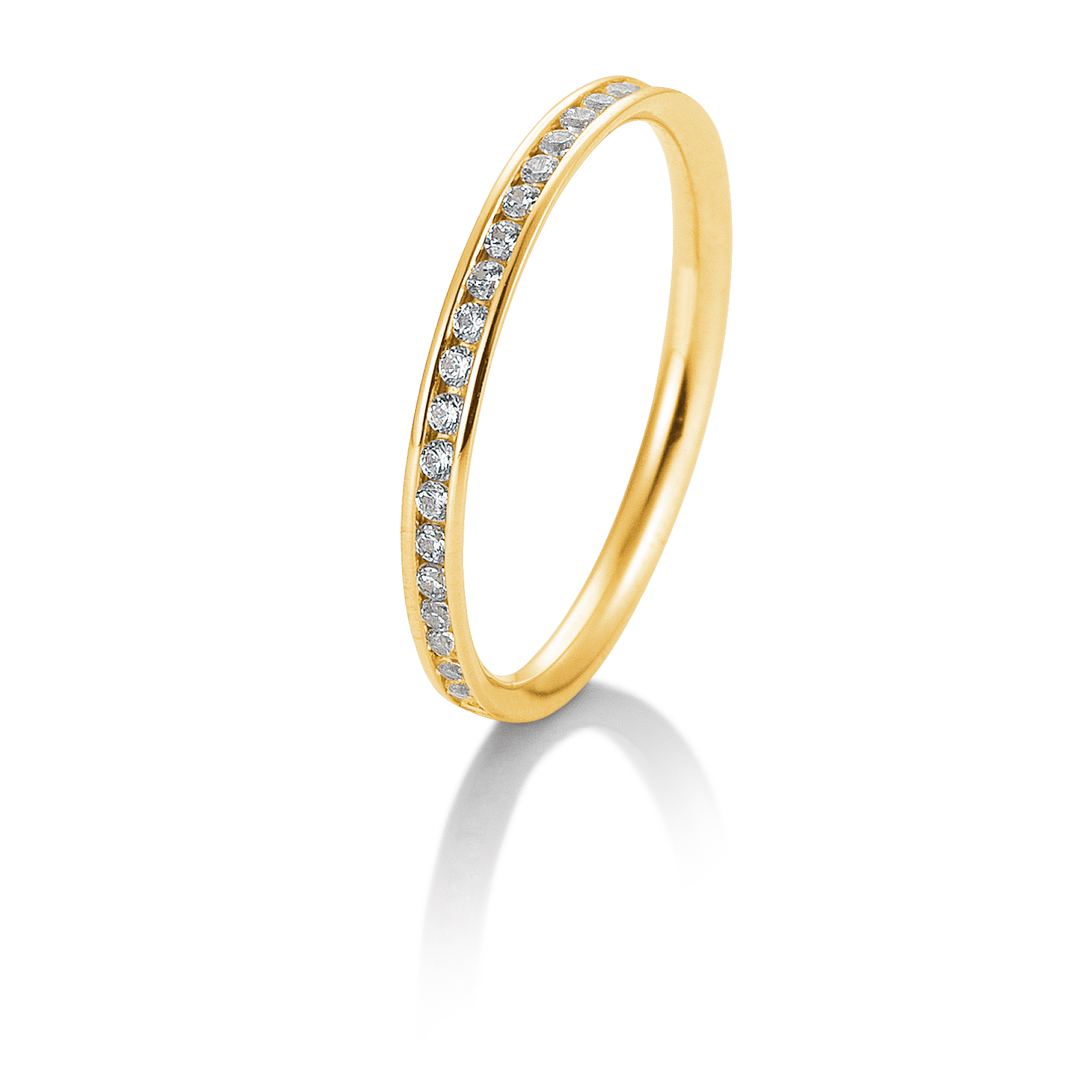 Damenring Gold  mit Diamant B-41-056440-585G