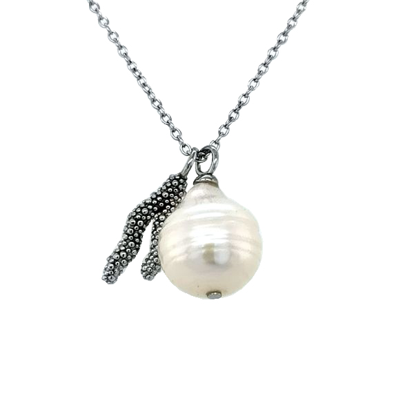 Kette-Collier Silber m. Perle XS1977