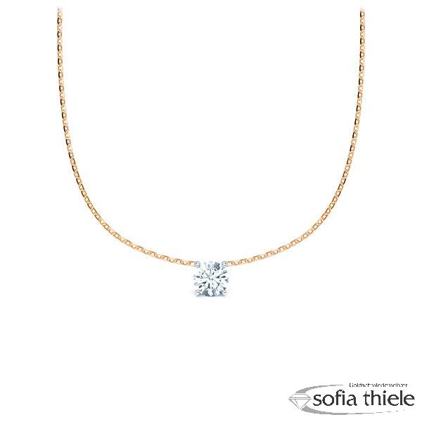 Kette-Collier Gold mit Diamanten RU-1582-1-RW