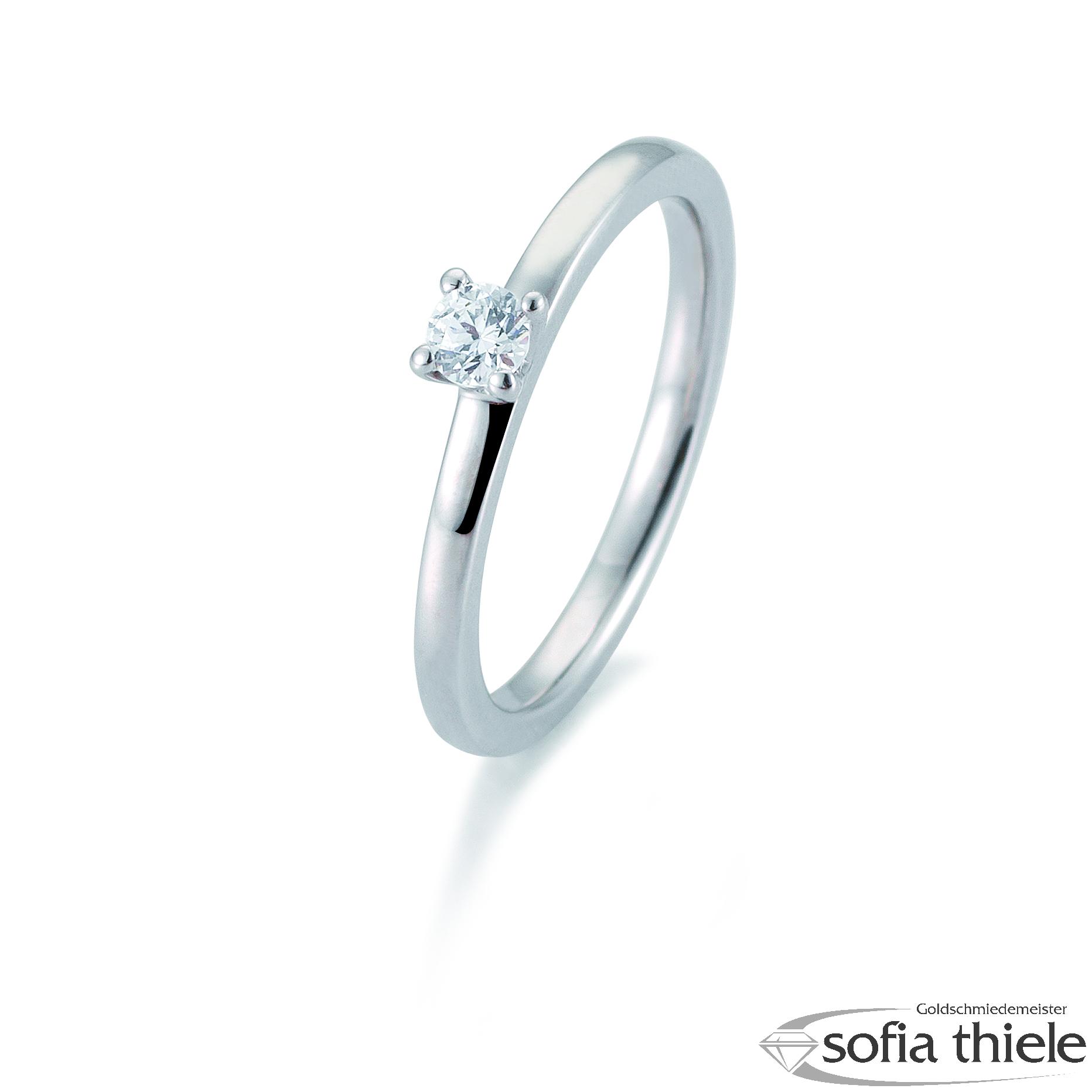 Damenring Platin mit Diamant B-41-059910-600Pt