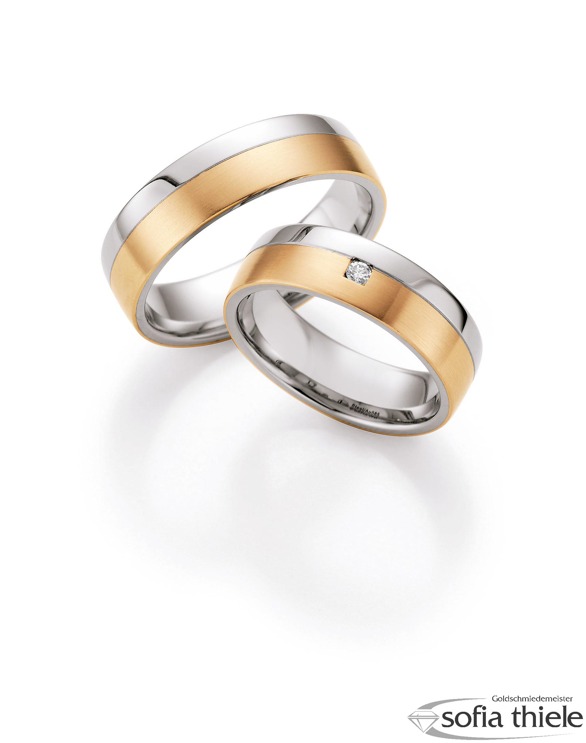 Trauringe Edelstahl Paar 88-05020-060