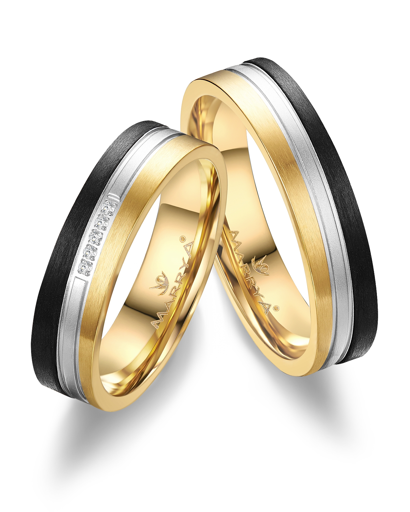 Trauringe Gold Paar CA-13-A-333-B