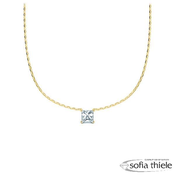 Kette-Collier Gold mit Diamanten RU-1581-1-G