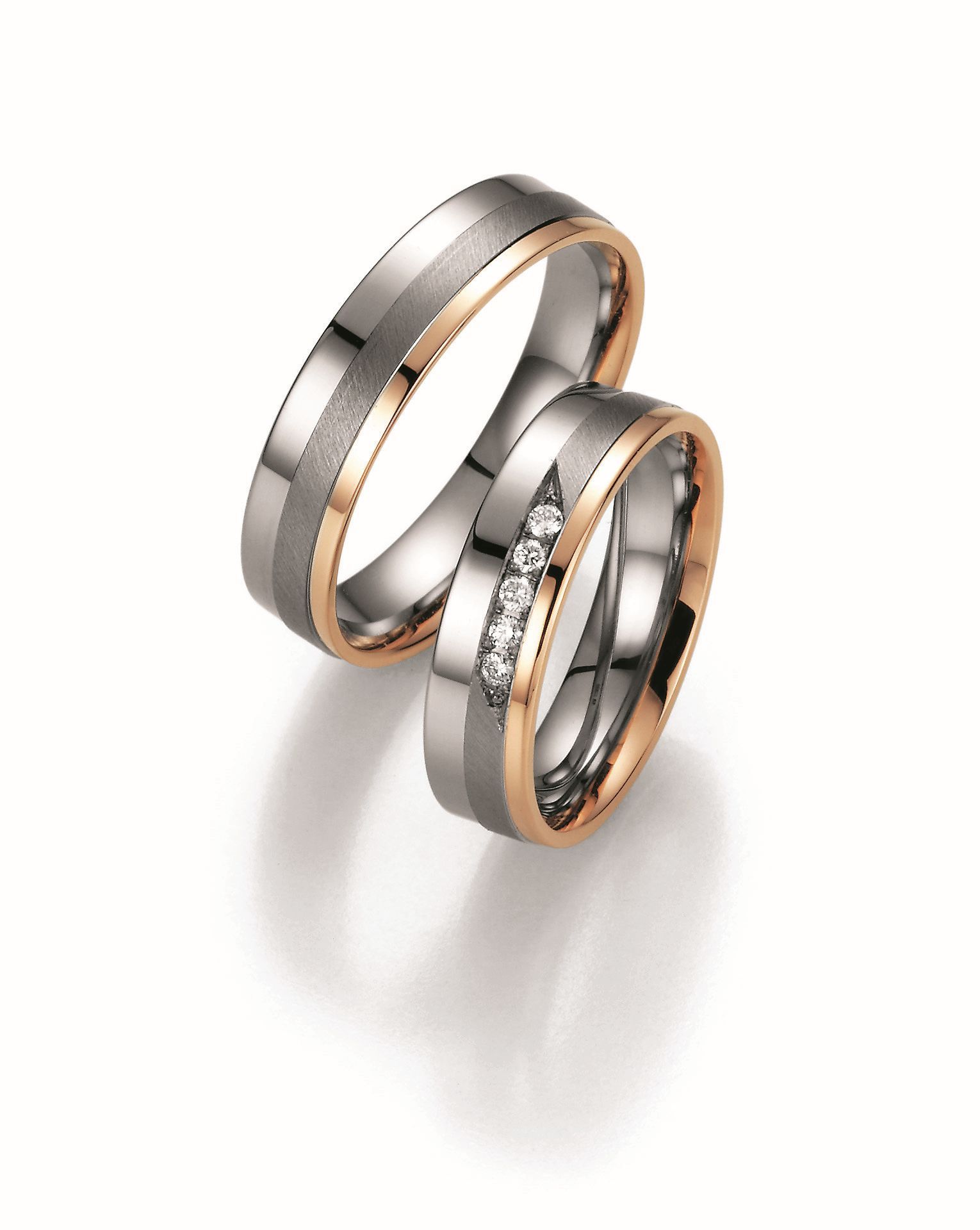 Trauring Palladium Paar 88413