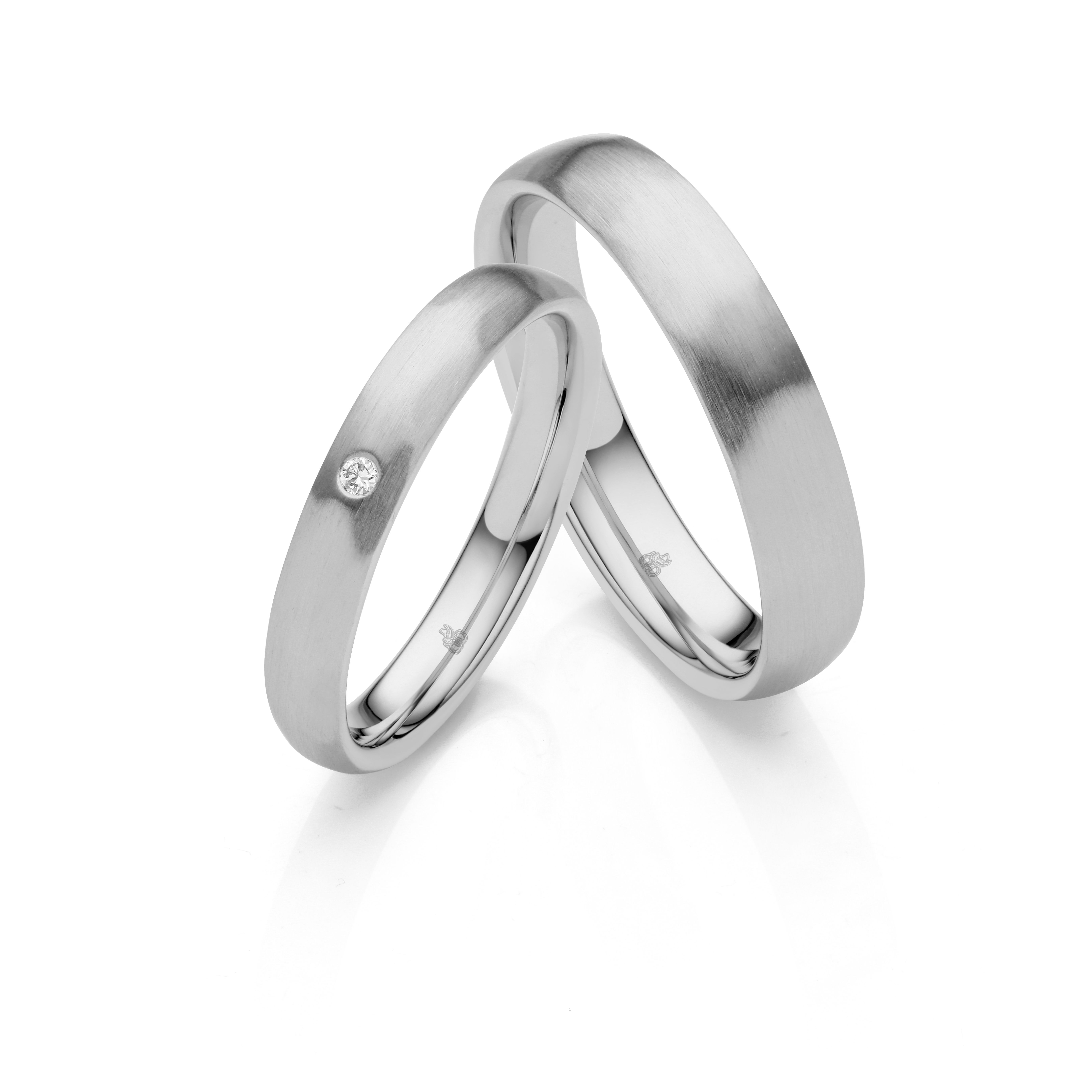 Trauring Palladium Paar R-10-04436-035-5Pd