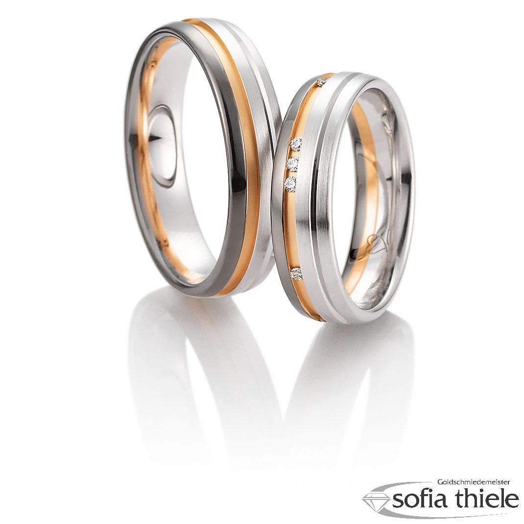 Trauringe Gold Paar B-48-06333-34