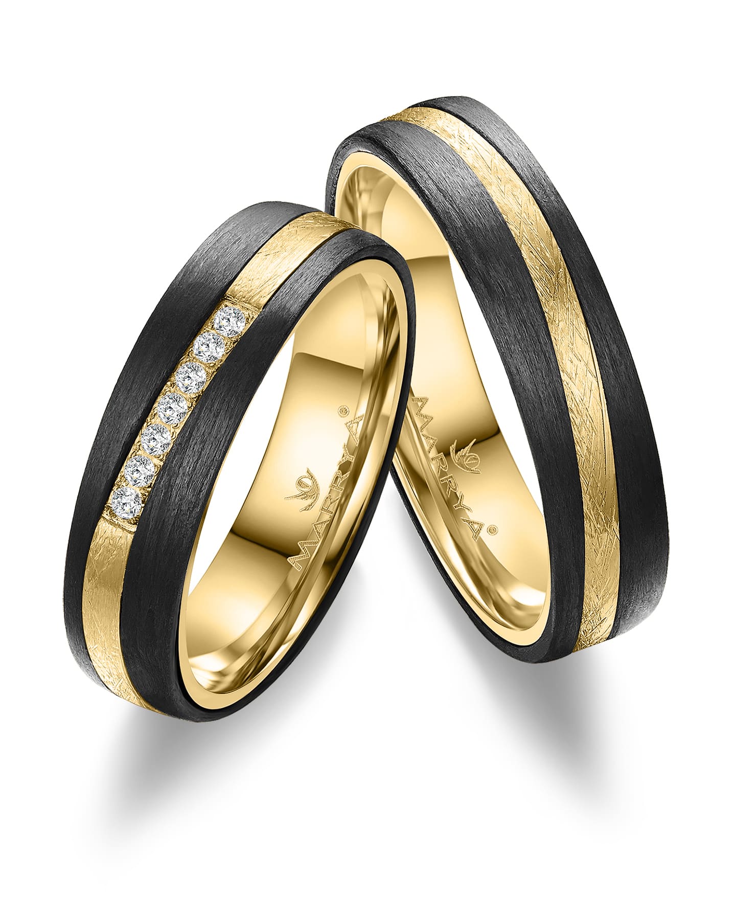 Trauringe Gold Paar CA-17-A-333-B