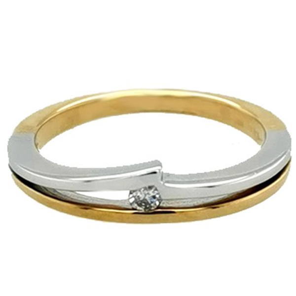Damenring Gold  mit Diamant 41-84064-0