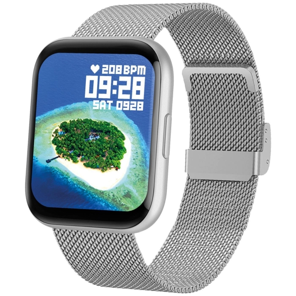 Herrenuhr Metallband Smartwatch SW033F