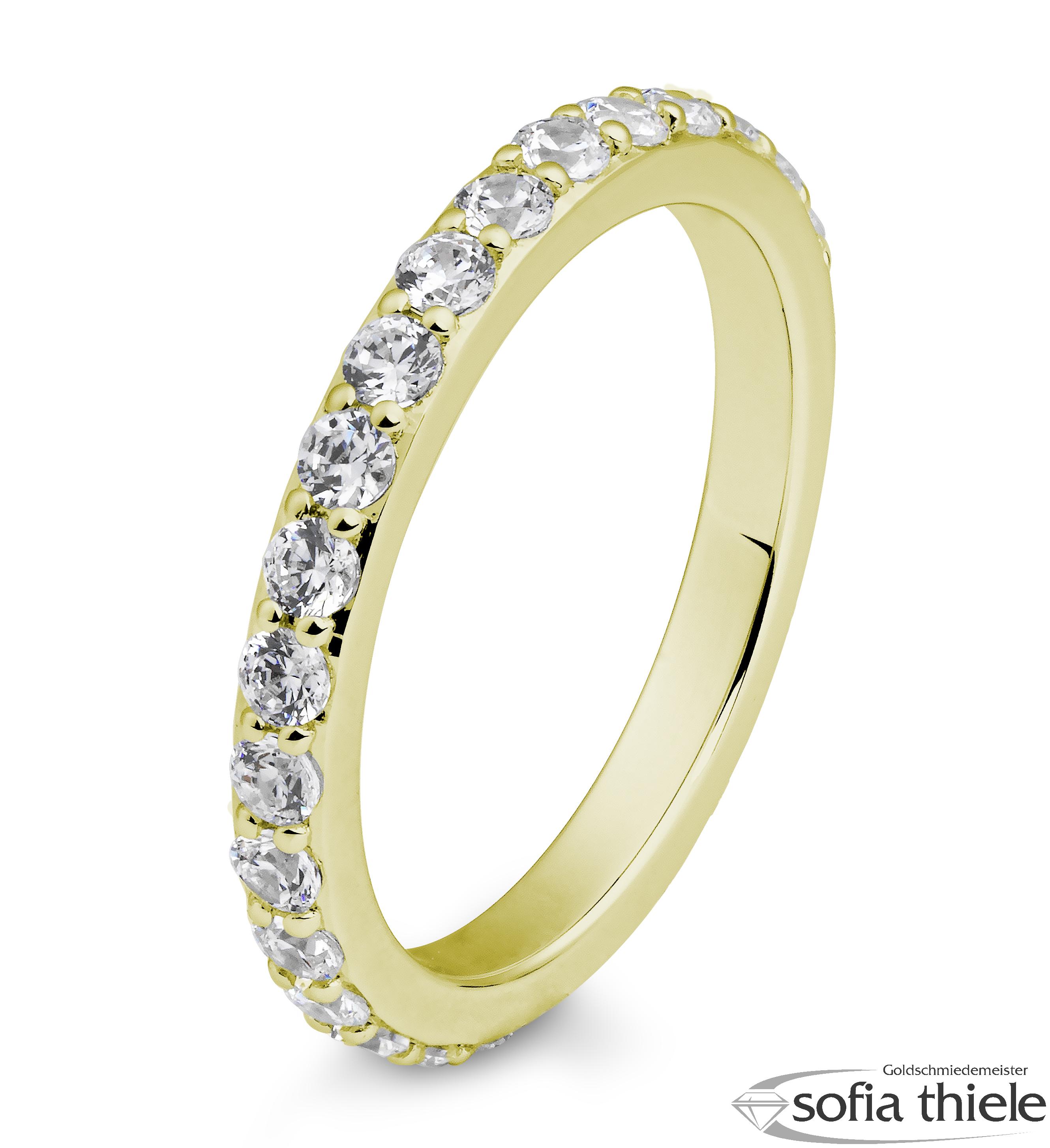 Damenring Gold  mit Diamant B-41-061280-5G-L
