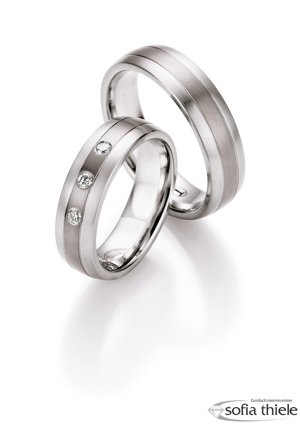 Trauringe Edelstahl Paar 68-06030-060