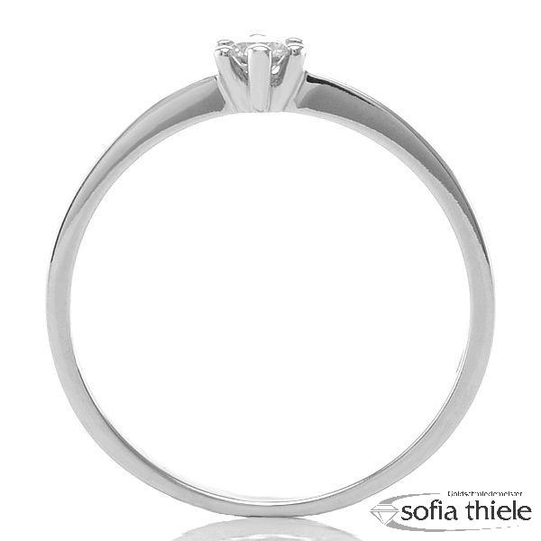 Damenring Gold  mit Diamant 11-08611-weis