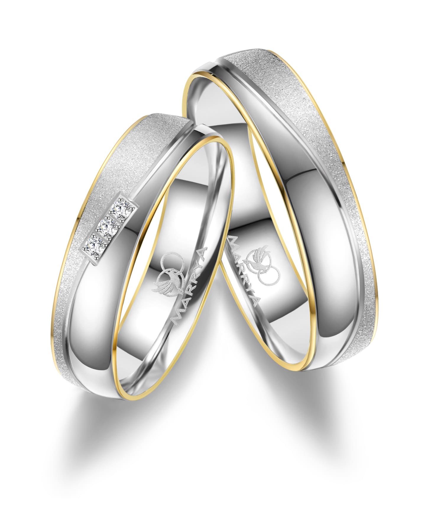 Trauringe Gold Paar GO-43