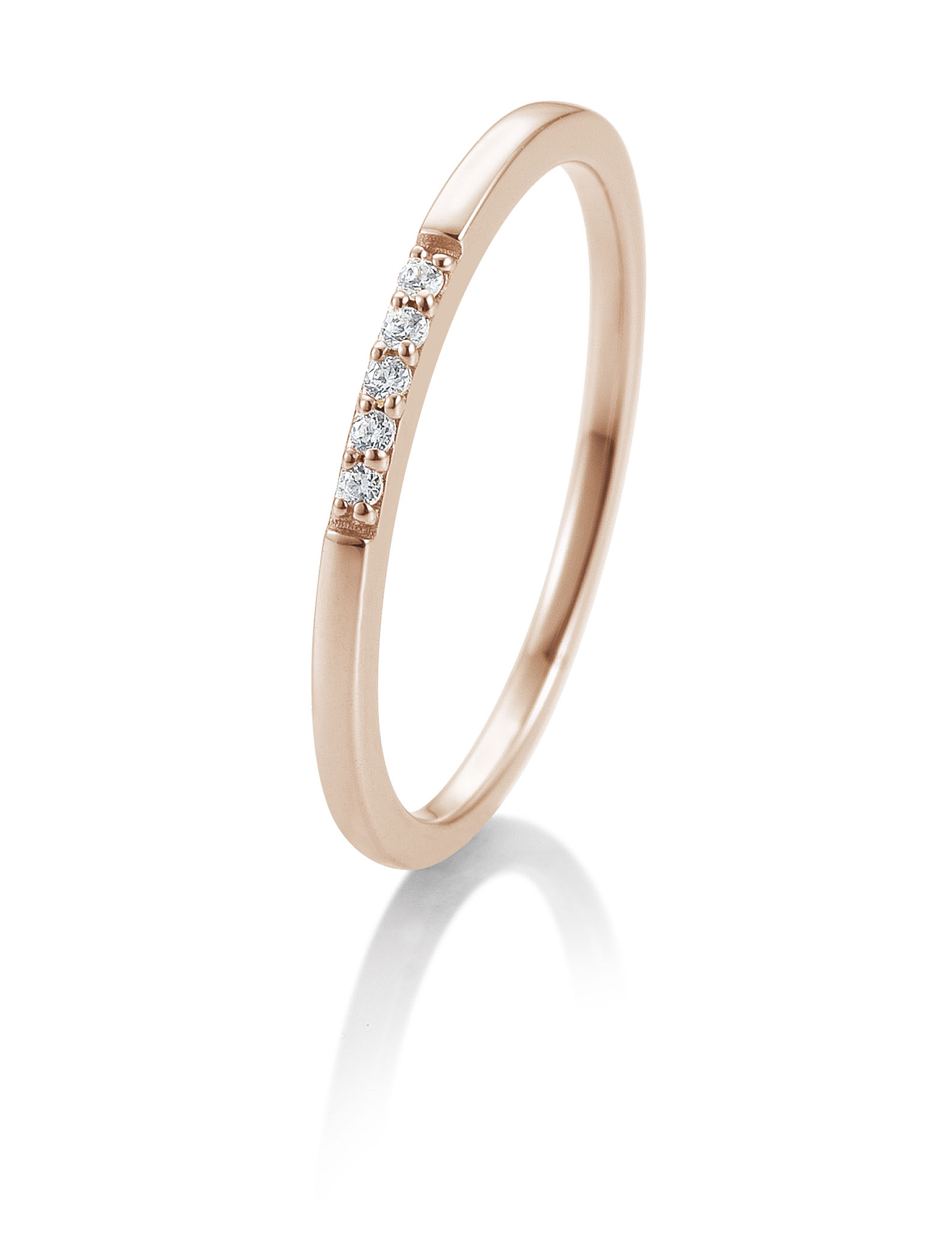 Damenring Gold  mit Diamant B-41-880180-585R