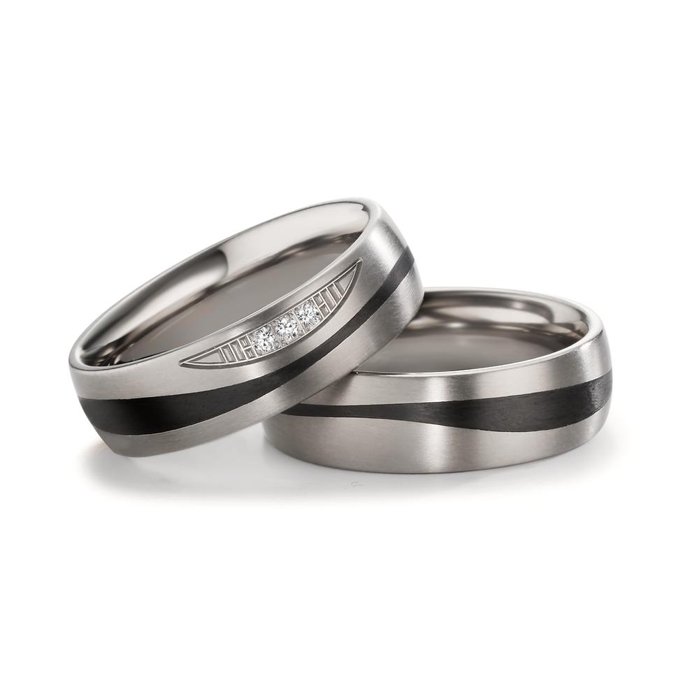 Carbon Trauring Paar 52553-001