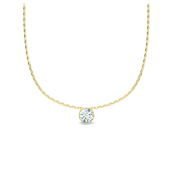 Kette-Collier Gold mit Diamanten RU-1583-1-G