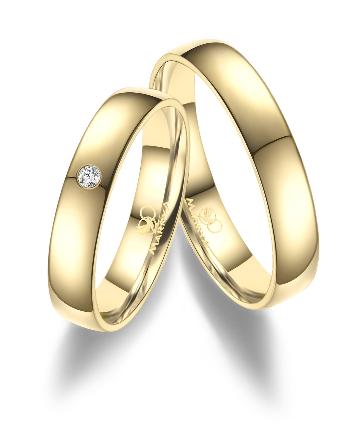 Trauringe Gold Paar GO-50
