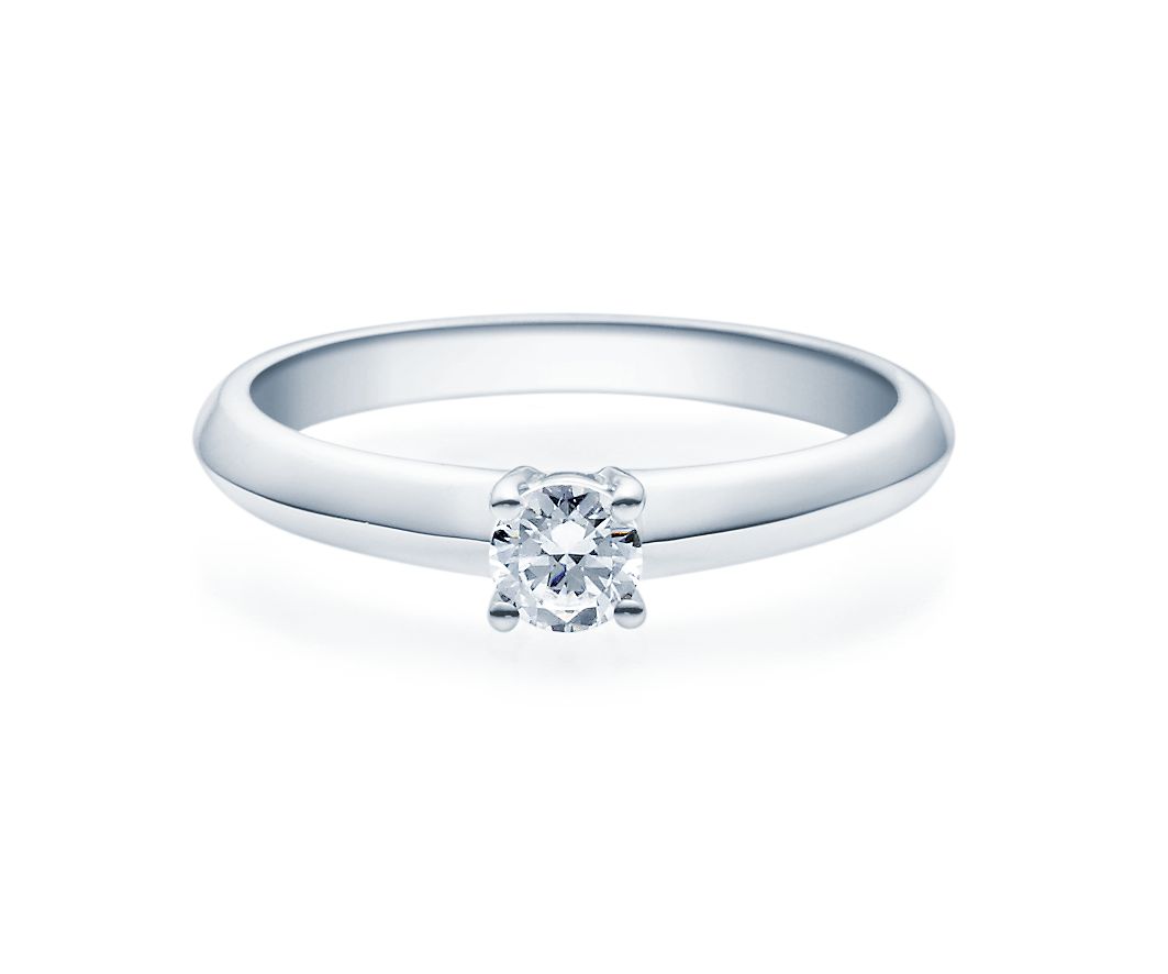 Damenring Silber mit Diamant 18004-0,3-L
