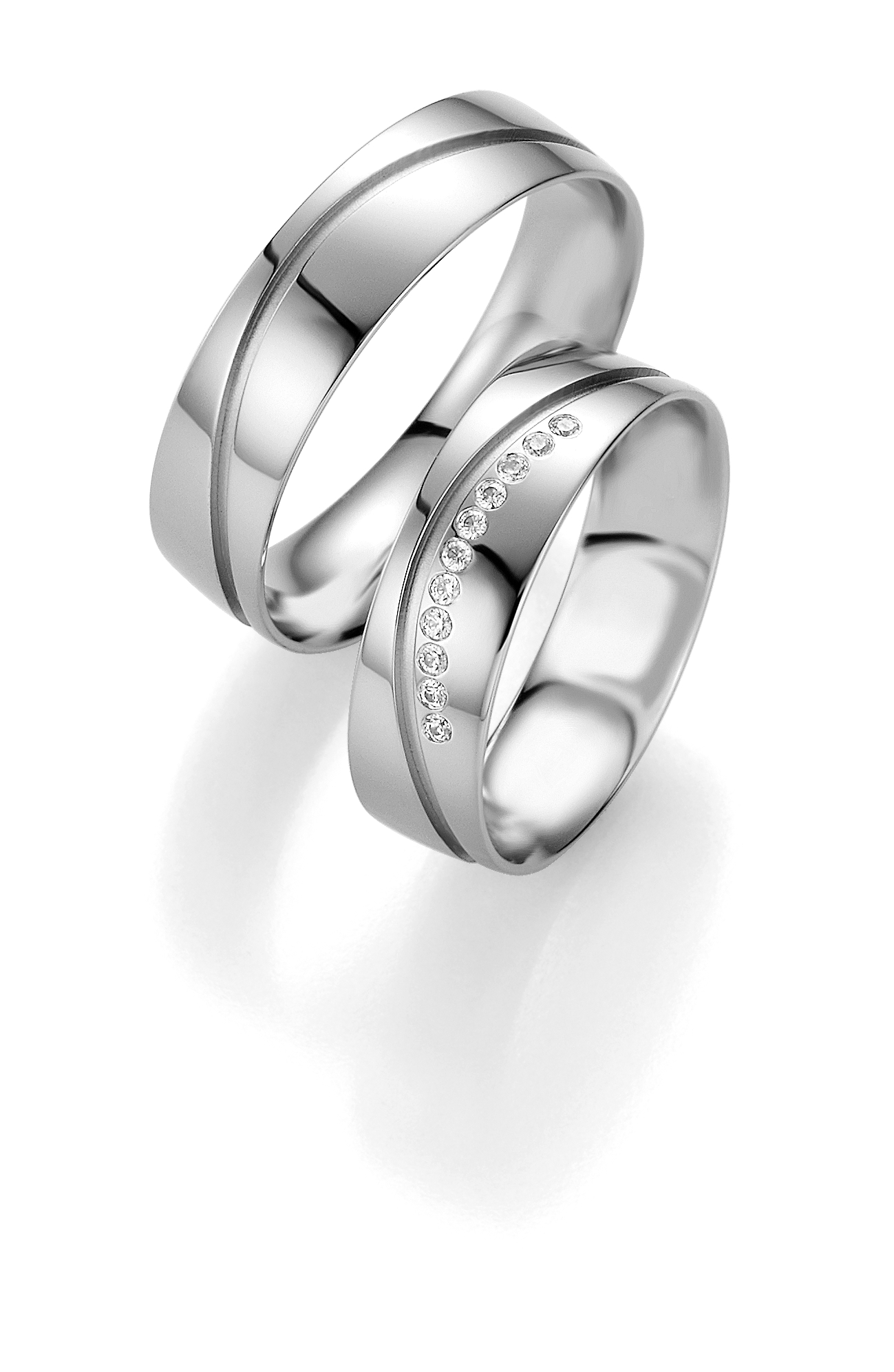 Trauring Palladium Paar B-48-02627-28