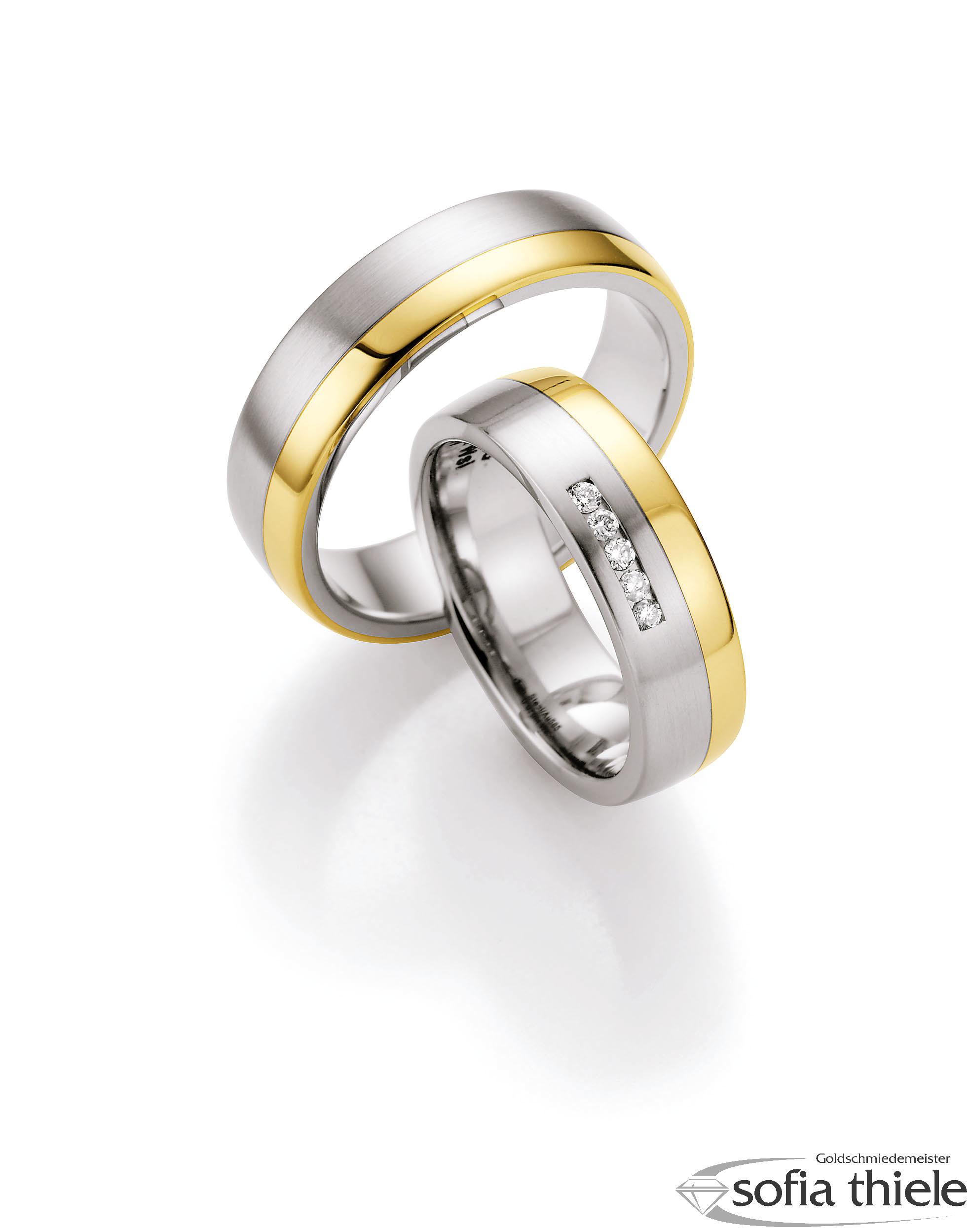 Trauringe Edelstahl Paar 88-05010-060